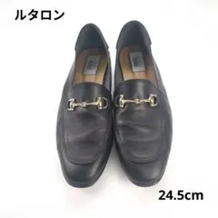【美品】GRISE Le Talon ビットバブーシュ ゴールド金具 ブラック