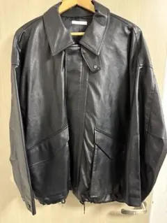 WYM ブラックレザージャケット