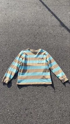 ボーダー 長袖カットソー