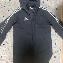 adidas フード付きジャケット 黒