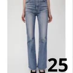 【美品】MOUSSY MVS FLARA フレアデニム 25 日本製