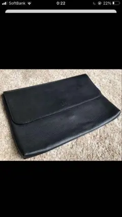 SEEGER ドキュメントケース クラッチバッグ ゼーガー カシミヤレザー