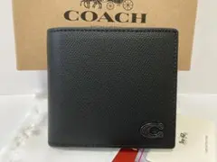 【未使用/処分！】COACH 財布★二つ折り　コンパクト★コーチ CJ883 黒
