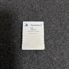PS2 メモリーカード playstation2 純正 セラミックホワイト