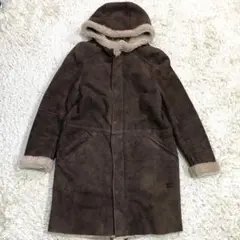 EMMETI ラムレザー ムートンコート 48 定価32万5000円 EMMETI ラムレザー ムートンコート 48 定価32万5000円 別注】EMMETI