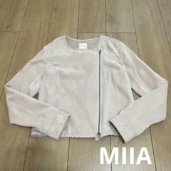 MIIAライダース　ジャケット　スウェード素材