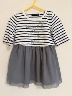 BeBe ボーダー ワンピース 80