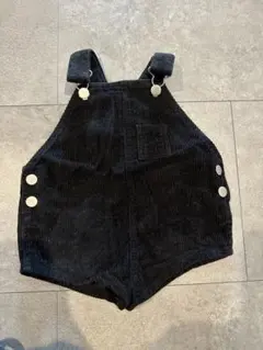 jejeunosity ブラックコーデュロイサロペット xs