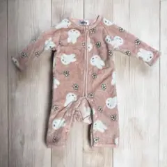 miffy ウサギ柄ロンパース ピンク　70 、80