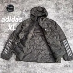 【お勧め】00's adidas ダウンジャケット ナイロンジャケット XL