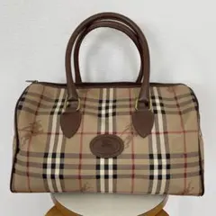 Burberry's チェック柄 ミニボストン ハンドバッグ