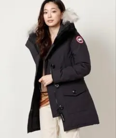 【未使用級】CANADA GOOSE 大人気 ブロンテ ダウン ブラック XS