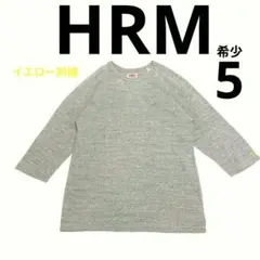 美品 ハリウッドランチマーケット ストレッチフライス 7部袖 カットソー グレー