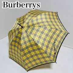 Burberrys バーバリー 長傘 ノバチェック ホースロゴ ヴィンテージ