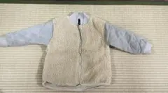 ボア素材 ジップアップジャケット 100cm