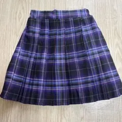 チェックプリーツスカート