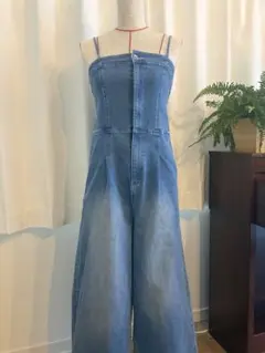 ナイスクラップ　デニムサロペット　オールインワン