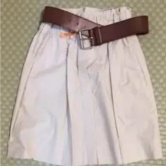 theory ベルト付スカート