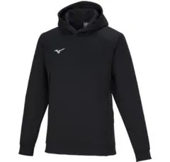 Mizuno フード付きスウェット ブラック