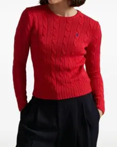 【試着のみ】ラルフローレン大人気定番ケーブルニットセーター現行品