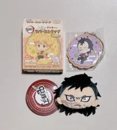 鬼滅の刃 きゃらまる マスコットバッジ ラバスト 不死川玄弥