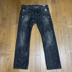 diesel ディーゼル　ブラック　黒　デニム　archive スタッズ