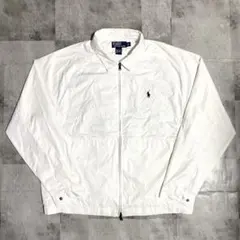 90s POLO RALPH LAUREN ラルフローレン スウィングトップ 白