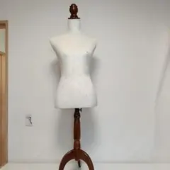 ファブリック製マネキン 木製スタンド付き