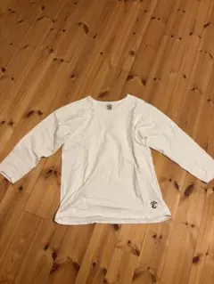 キャリー　ホワイト 七分袖カットソー M