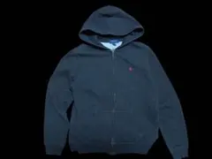 Ralph Lauren ジップパーカー 裏起毛 ダークグレー