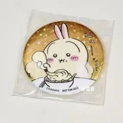 ちいかわ うさぎ 缶バッジ ホログラム　販促　レア　マヨネーズ　限定