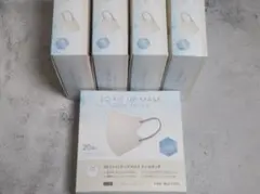 2Dフィットアップマスク クールタッチ 20枚入×5箱セット アイボリー×グレーのサムネイル