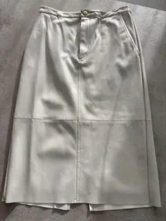 イエナ IENA フェイクレザータイトスカート