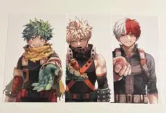 【中古美品】42巻 特典ポストカード3枚 僕のヒーローアカデミア　ヒロアカ