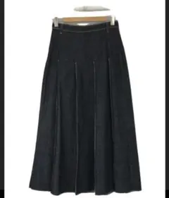 【something】 ロングジーンズスカート