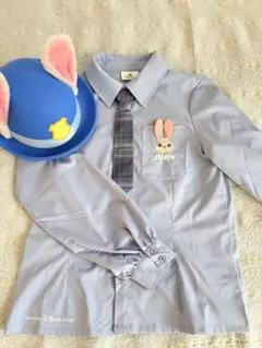 上海ディズニー⭐︎ズートピアジュディキャップ&シャツセット（160サイズ）