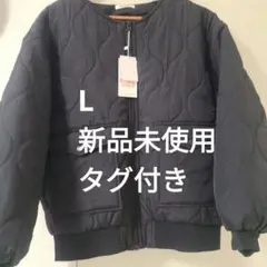 FLASH BLUE ブラック キルティングジャケット Lサイズ 福袋