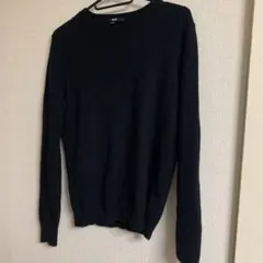 UNIQLO カシミヤクールネックセーター 黒