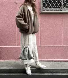 archives リバーシブルボアブルゾン