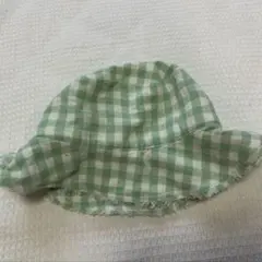 （ pairMANON ）　キッズ服　バケハ　フリーサイズ チェック柄のサムネイル