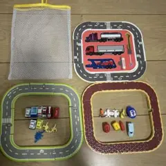 お風呂おもちゃ バスボール ミニカー 働く車　飛行機 まとめ売り 道路セット