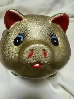 開運 ゴールド ブタ貯金箱