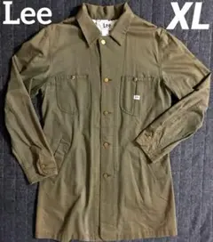 Lee リー　ヘリンボーン　カーキ系　オリーブ系　カバーオール　コート　金ボタン