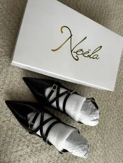 Noela ノエラ ストラップサンダル ブラック Mサイズ　ヒールのサムネイル