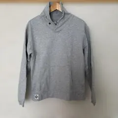 CHUMS チャムス スタンドカラー スウェット グレー L