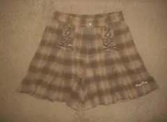 す*ー様 美品✨メゾピアノ♪　編み上げリボン付き秋冬キュロット