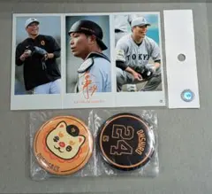 大城卓三選手　オオシーサー　フォト エニマイ　くじ　Ｅ賞缶バッジ