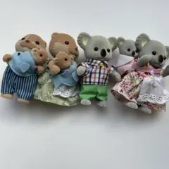 シルバニアファミリー　ラッコ　コアラ　7体セット