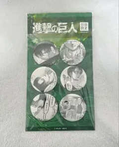 進撃の巨人 日田限定 ピンバッジ 6個セット リヴァイ 缶バッジ