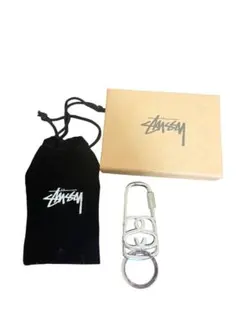 Stüssy SS Link Carabiner シルバー カラビナキーホルダー - メルカリ